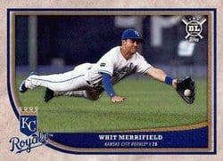 2018 Topps Big League Base Set Whit Merrifield #12 card