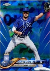 2018 Topps Chrome Sapphire Edition Base Set Whit Merrifield #304 card