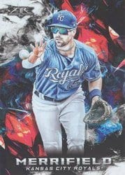2018 Topps Fire Base Set Whit Merrifield #101 card