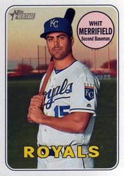 2018 Topps Heritage Base Set Whit Merrifield #375 card