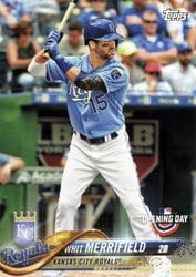 2018 Topps Opening Day Base Set Whit Merrifield #192 card