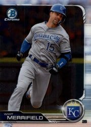 2019 Bowman Chrome Base Set Whit Merrifield #22 card