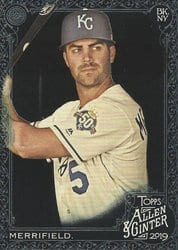 2019 Topps Allen & Ginter X Base Set Whit Merrifield #144 card