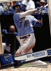 2019 Topps Big League Base Set Whit Merrifield #242 card