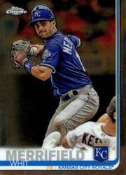 2019 Topps Chrome Base Set Whit Merrifield #11 card