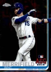 2019 Topps Chrome Update Base Set Whit Merrifield #98 card