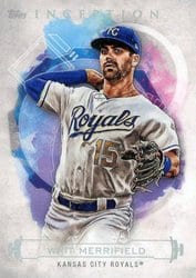 2019 Topps Inception Base Set Whit Merrifield #52 card