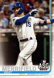 2019 Topps Update Base Set Whit Merrifield #US83 card