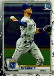 2020 Bowman Chrome Base Set Whit Merrifield #6 card