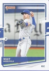 2020 Donruss Base Set Whit Merrifield #205 card