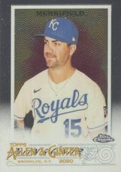2020 Topps Allen & Ginter Chrome Base Set Whit Merrifield #259 card