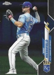 2020 Topps Chrome Base Set Whit Merrifield #154 card