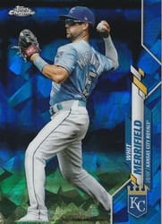 2020 Topps Chrome Sapphire Edition Base Set Whit Merrifield #296 card