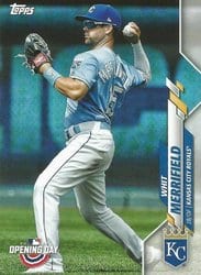 2020 Topps Opening Day Base Set Whit Merrifield #154 card