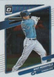 2021 Donruss Optic Base Set Whit Merrifield #115 card