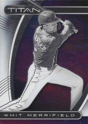2021 Panini Chronicles Titan Whit Merrifield #25 card