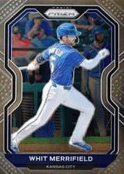2021 Panini Prizm Base Set Whit Merrifield #109 card