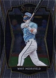 2021 Panini Select Base Set Whit Merrifield #124 card
