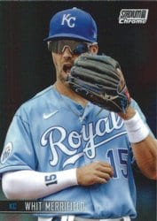 2021 Stadium Club Chrome Base Set Whit Merrifield #122 card
