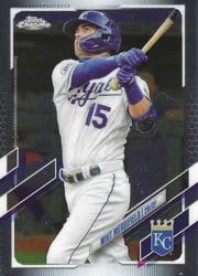 2021 Topps Chrome Base Set Whit Merrifield #107 card