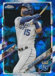 2021 Topps Chrome Sapphire Edition Base Set Whit Merrifield #327 card