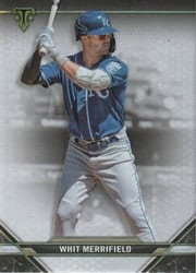 2021 Topps Triple Threads Base Set Whit Merrifield #3 card