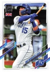 2021 Topps UK Edition Base Set Whit Merrifield #197 card
