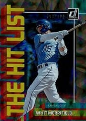 2022 Donruss The Hit List Whit Merrifield #THL-6 card