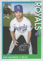 2022 Topps Archives Snapshots Base Set Whit Merrifield #34 card