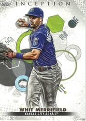 2022 Topps Inception Base Set Whit Merrifield #46 card