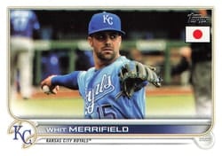 2022 Topps Japan Edition Base Set Whit Merrifield #26 card