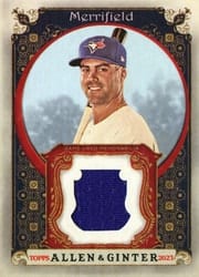 2023 Topps Allen & Ginter Relics (Pattern B) Whit Merrifield #AGRB-WME card