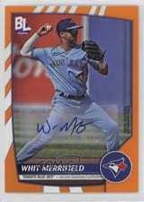 Whit Merrifield 2023 Topps Big League Electric Orange Autographs card