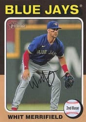 2024 Topps Heritage Mini Base Set Whit Merrifield #359 card