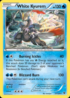 Fates Collide White Kyurem #21 card