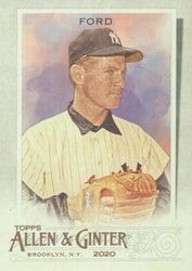 2020 Topps Allen & Ginter Base Set Whitey Ford #62 card