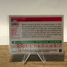 2025 Topps Chrome Platinum 1955 Cards That Never Were Whitey Ford #55NW-2 card