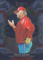 2023 Panini Select Base Set Whitey Herzog #80 card