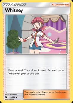 Lost Thunder Whitney #193 card