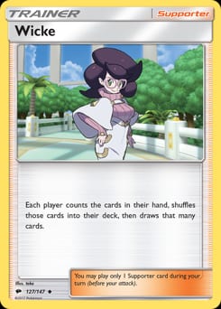 2017 Burning Shadows Wicke #127 card