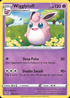 2020 Darkness Ablaze Wigglytuff #68 card