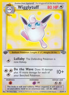 1999 Jungle Wigglytuff #32 card