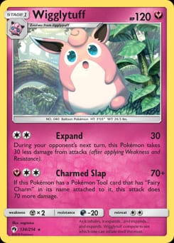 Lost Thunder Wigglytuff #134 card