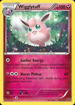 2014 XY Wigglytuff #89 card