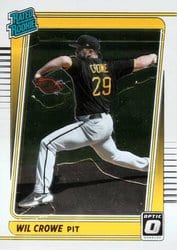 2021 Donruss Optic Base Set Wil Crowe #94 card