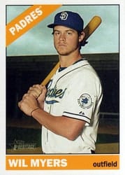 2015 Topps Heritage Base Set Wil Myers #621 card