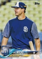 2018 Topps Base Set Wil Myers #102 card