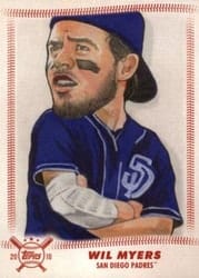 2018 Topps Big League Star Caricature Reproductions Wil Myers #SCR-WM card