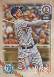 2018 Topps Gypsy Queen Base Set Wil Myers #18 card