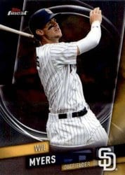 2019 Finest Base Set Wil Myers #4 card
